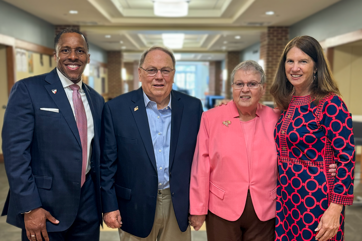 Tracy Fitzsimmons, Clare Dove, Wilbur Dove, and James Imoh